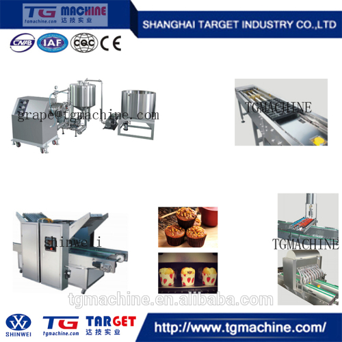 Made in China fully automatic round soft paper cup cake making machine