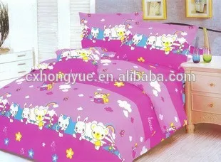 Microfiber polyester brushed fabric printed with big flowers for bedding,curtain