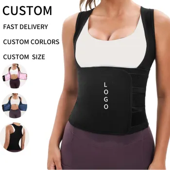 Sauna Shaper Shirt: Heat-Trapping Workout Vest with Magic Tape