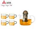 High Borosilicate Glass Heat Resistant Juice Jug Set