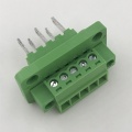 5 pin through wall mounting pluggable terminal block