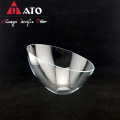 Clear bowl with slanted top Kitchenware Dinner Bowl