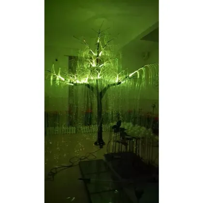 Colorful LED Fiber Optic Tree Lights for Diverse Holiday Decorations