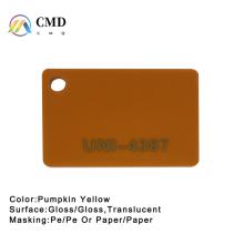 Pumpkin Yellow Acrylic Sheet