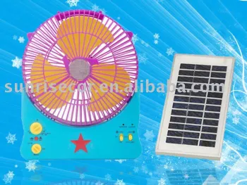 Solar fans with 9 inch blade