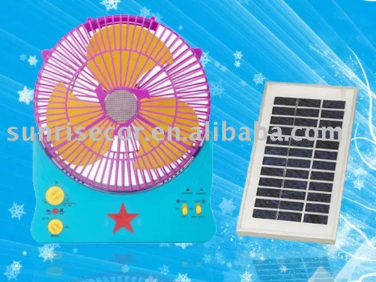 Solar fans with 9 inch blade