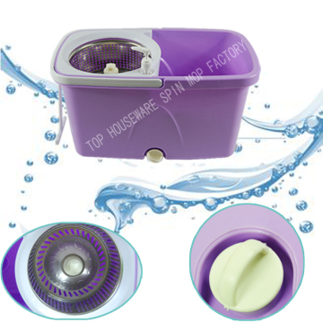 hot easy mop with workable wheel from china spin mop factory