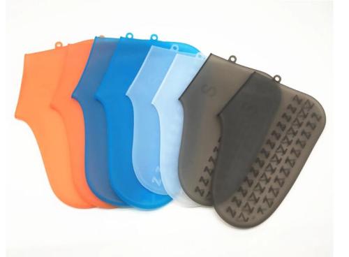 Scarpe antipioggia impermeabili in silicone portatili antiscivolo
