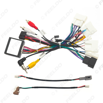 16pin Power Cord Wiring Harness Adapter with CANBUS Box for Toyota Prado/Camry/Highlander/Sienna