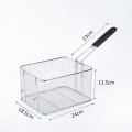 Rektangel Wire Mesh Deep Fat Fryer Basket