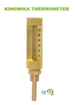 Metal Precision Glass Thermometer Yyi-02