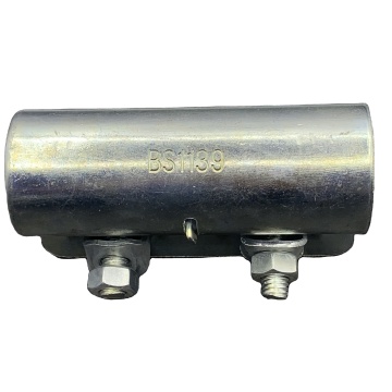 British BS1139 EN74 Construction Hardware Double Sleeve Pipe Coupler