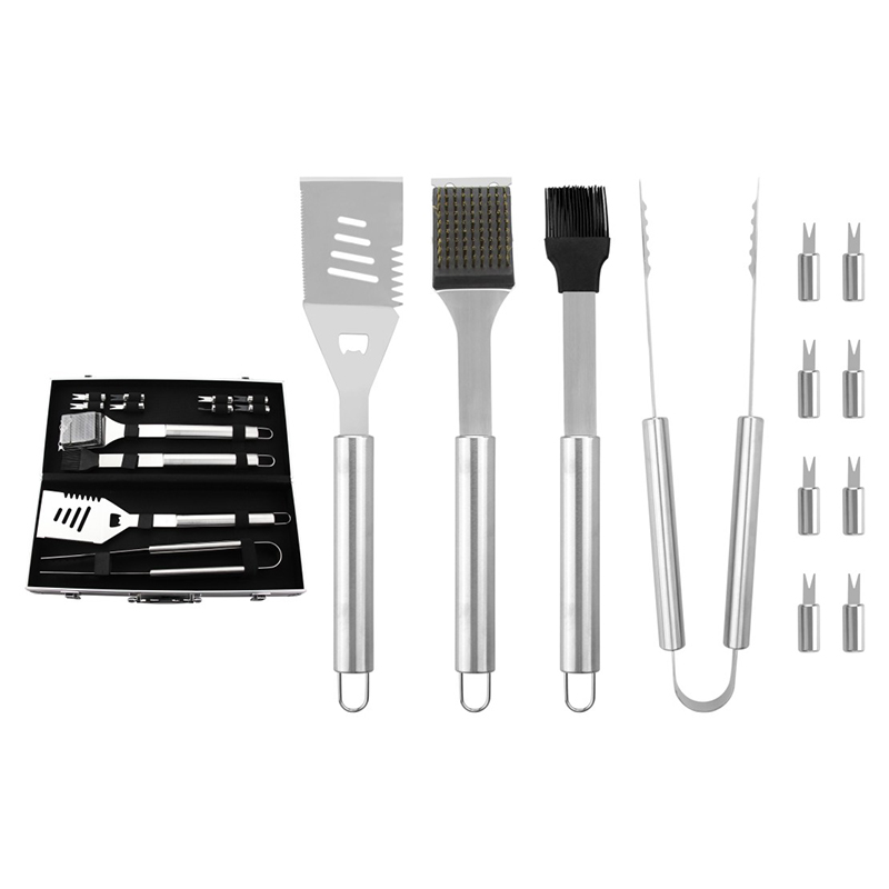 Grill Tools With Aluminum Case