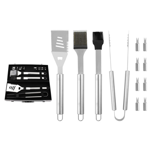 Premium 13PCS aço inoxidável Outdoor Grill Set