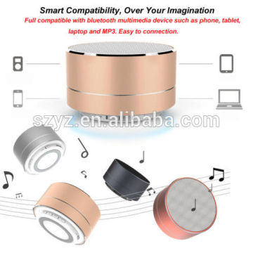 2016 A10 New Arrival Promotion gadgets Mini bluetooth rechargeable portable speaker with sd card slot