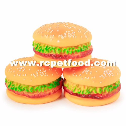 Evade BBsqueaky burger Pet dog toys