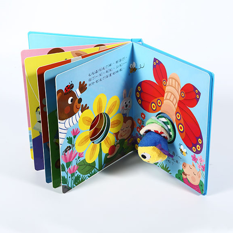 Hardcover Colorful Printed 3d Children Story Book