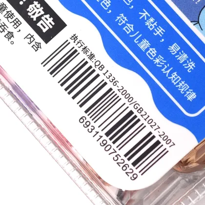 Diamond Shape Transparent Barrel 24 Colors Switch Oil Pastels Crayon G-01720