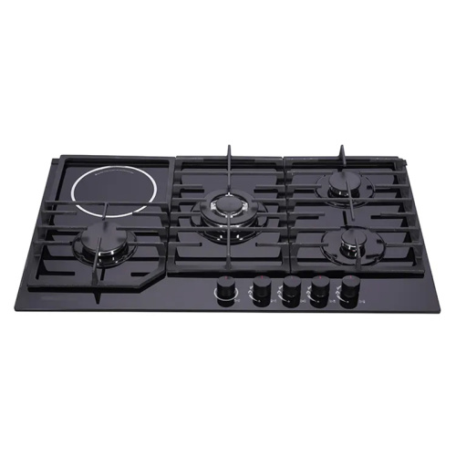 CE Stainless Steel 5 Burner terbina dalam Gas Hob