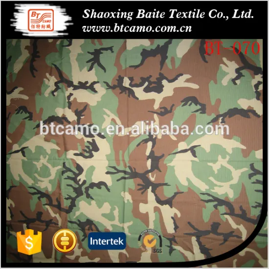 100% cotton ripstop width 150cm military camouflage fabric