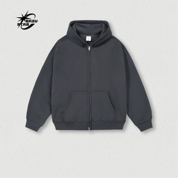 OEM / ODM Wholesale Custom imprimé à sweats à capuche à zip complet pour hommes et femmes