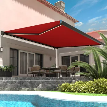 Electric Retractable Awning Accessories for Patio and Garden Pergolas