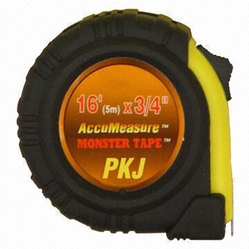 Accurate Measuring Monster Tape, Heavy-duty Stainless Steel Belt Clip