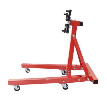 Adjustable Flip Stand with Gearbox Rotating Table - 2000LBS Folding Engine Stand
