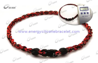 Health Sports Balance Magnetic Tornado Titanium Necklace