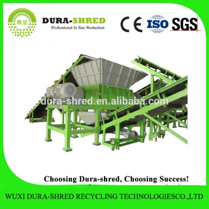 Dura-shred high quality tire recycling production line