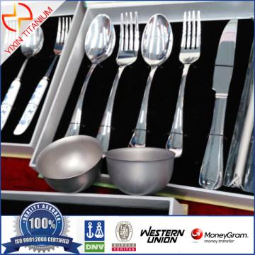 GR1 Pure Titanium Tableware/ Dinnerware Sets