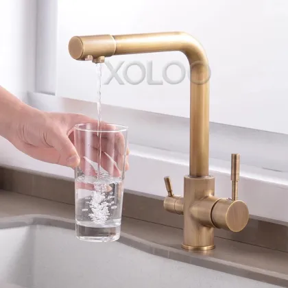 XOLOO Hotel and Family Bathroom Faucet: Single Handle Under Counter Basin Washbasin