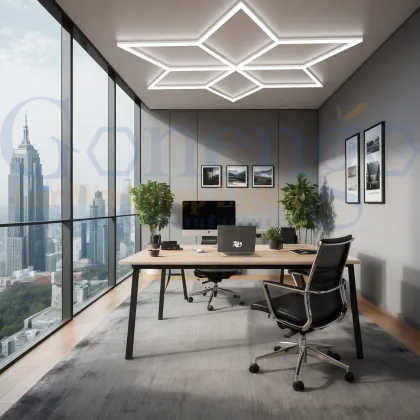 High Quality DIY Assembly Gym Room Geometry Event Site Roof Lighting Garage Hive Lights