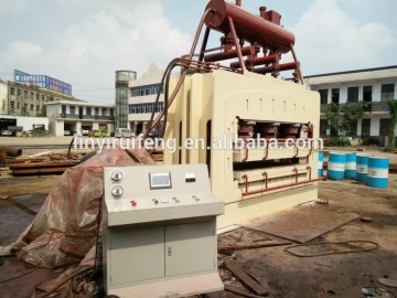 Kualitas produksi tinggi siklus pendek melamin laminasi mesin press panas