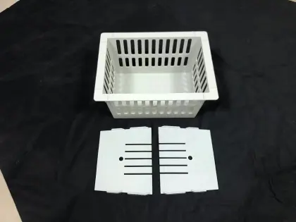 L400xW300xH200 MM Grey Plastic Medical Trays & Storage Solutions