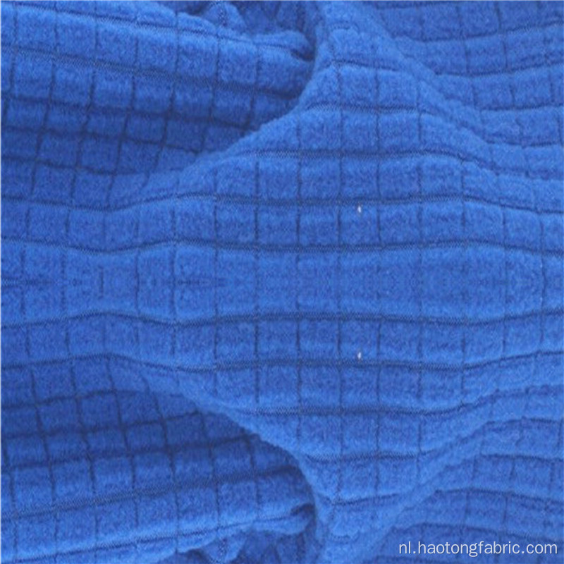 Ademende Polar Fleece blauwe DTY geborstelde stretchstoffen