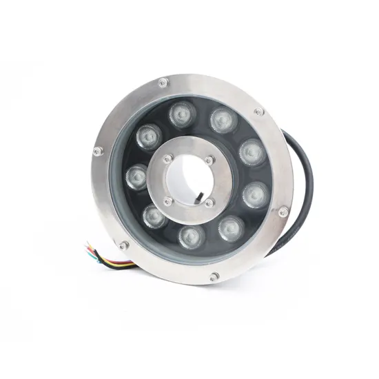 304 Stainless Steel DMX RGB LED Fountain Light IP68 Underwater Fixtures DC24V