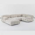 Samt Mario Bellini Camaleonda Schnittsofa-Set