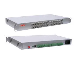100m Ethernet Fiber Optic Transceiver , 32 Ch Video Optic Transmitter