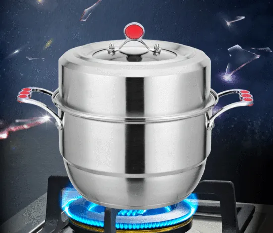 Stainless Steel Multilayer Steamer Without Magnetic Pot