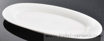 Super White High Quality Logo Decal Artwork Printable Porcelain Elegant Plates Hotel Restaurant