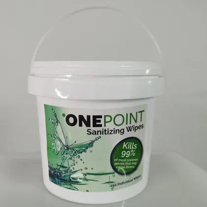 75% Alcohol Medical Antibacterial Sanitizing Disinfecting Wet Wipes Canister