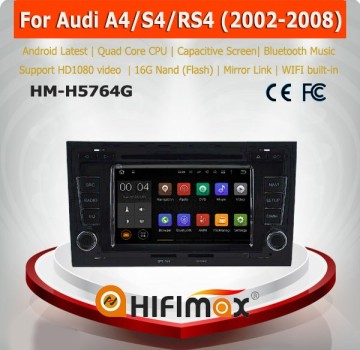 Hifimax Android car media player for AUDI A4/S4/RS4 (2002-2008) car dvd player