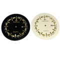 Black White Matte Dial Applied Indices For Watch