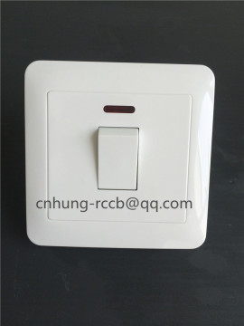 25A,1 Gang DP Switch with Neon