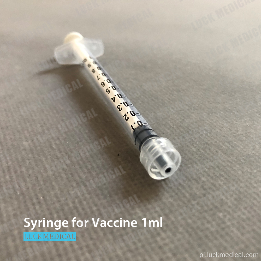 Pusta strzykawka szczepionki 1 ml