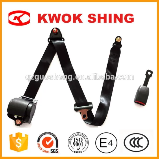 3 points bus/truck car safety belt with Emark, universal 3 point seat belt