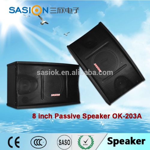 Conference professional karaoke passive portable 8 inch car speaker