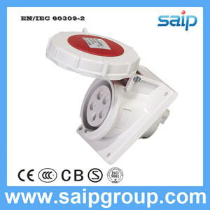 16AMP Industrial Panel Mount AC Power Socket