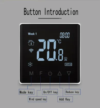 Tuya WiFi Water Floor Heating Thermostat - Smart Zigbee Touch Screen Thermostat